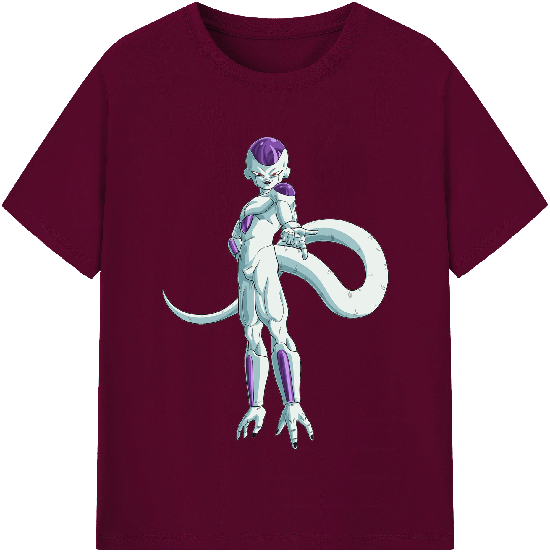 （画像用） ドラゴンボール フリーザ DRAGON BALL Frieza レディースカジュアルプリントTシャツ（綿100％）